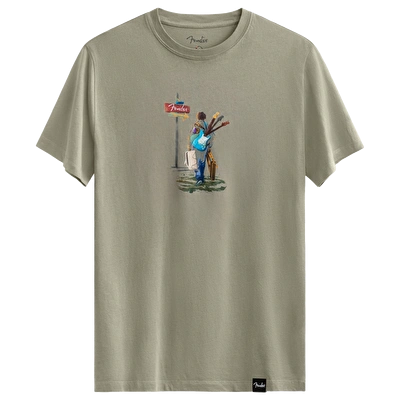 KAFT X FENDER X ZUHAL En Route - Concrete New - Tasarım T-Shirt - Unisex